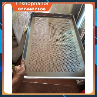 [NEW] khay nhôm nướng bánh có lỗ 40x60x3cm dày 1mm