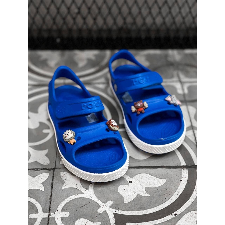 Giày Sandal , Giày Nhựa Trẻ Em Baya Kid ll Size 24 Đến 35 - Tặng 4 Jibbizt - Sấu Vui Vẻ