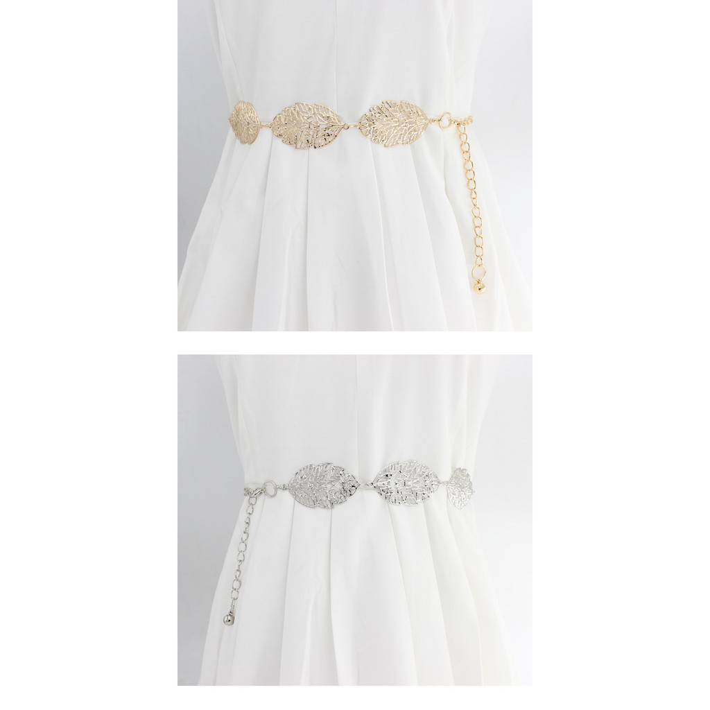 Đai váy xích LÁ TO mix váy