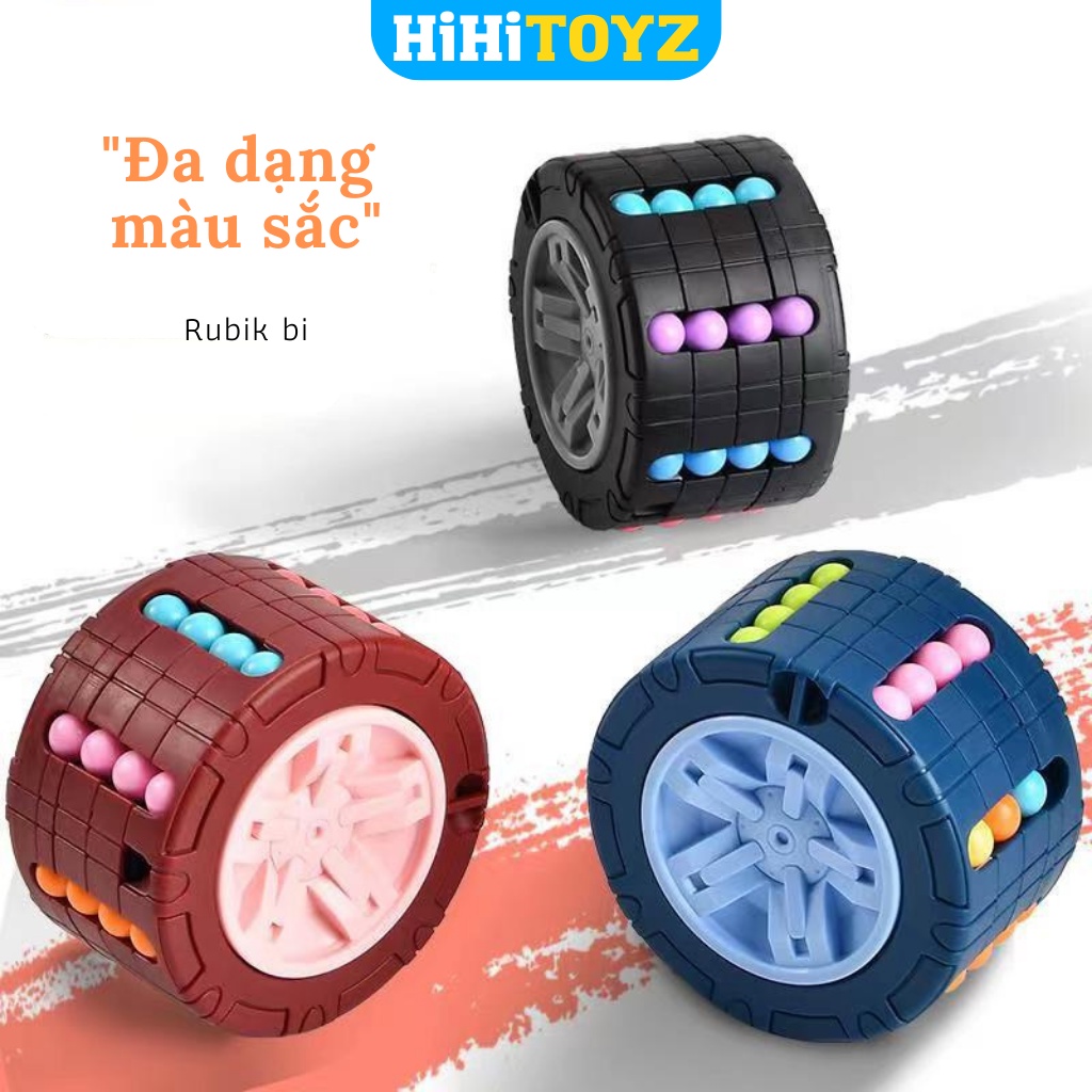 Rubik Hạt Đậu Biến Thể Hình Bánh Xe - Rubik Magic Bean Spinner Con Quay Đồ Chơi Rèn Luyện Trí Tuệ Cho Bé