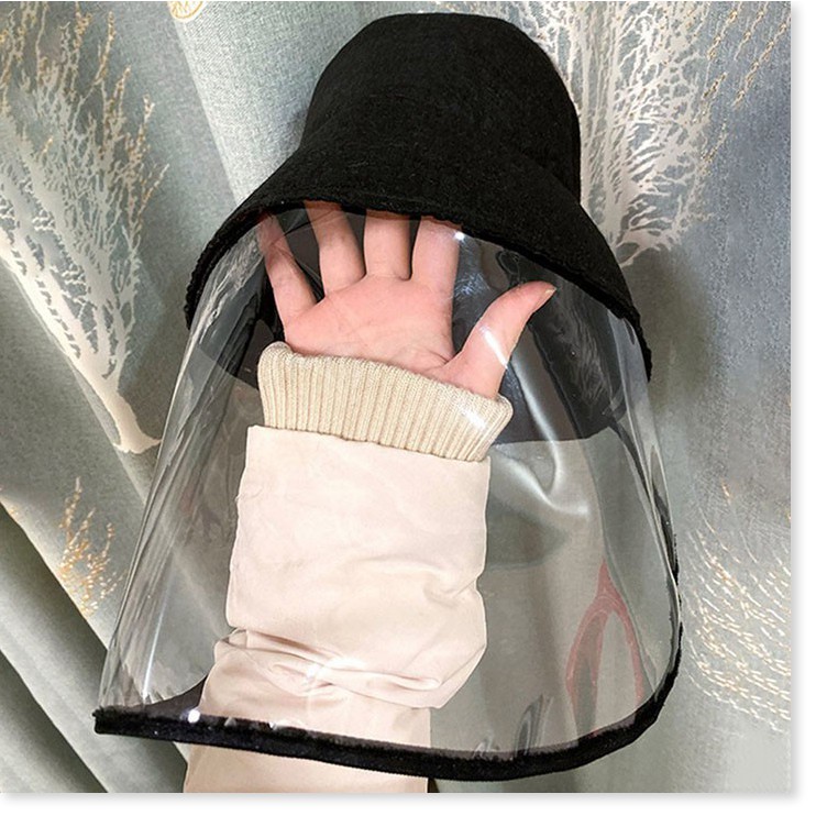 Mũ vải có kính chống vi khuẩn chống bụi bảo vệ mặt cho người lớn và trẻ em