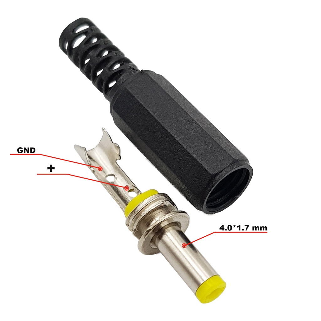 Jack DC đực 4.0x1.7 mm