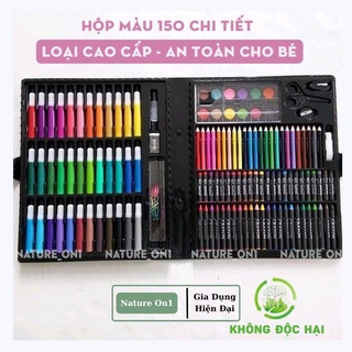 Hộp Màu 150 Chi Tiết  An Toàn Khi Sử Dụng Hàng Chất Lượng Đẹp Màu Mịn Và Nét Đầy Đủ Màu Sắc