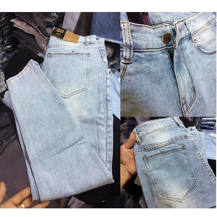 Quần jeans nam co giãn ống côn JN5678