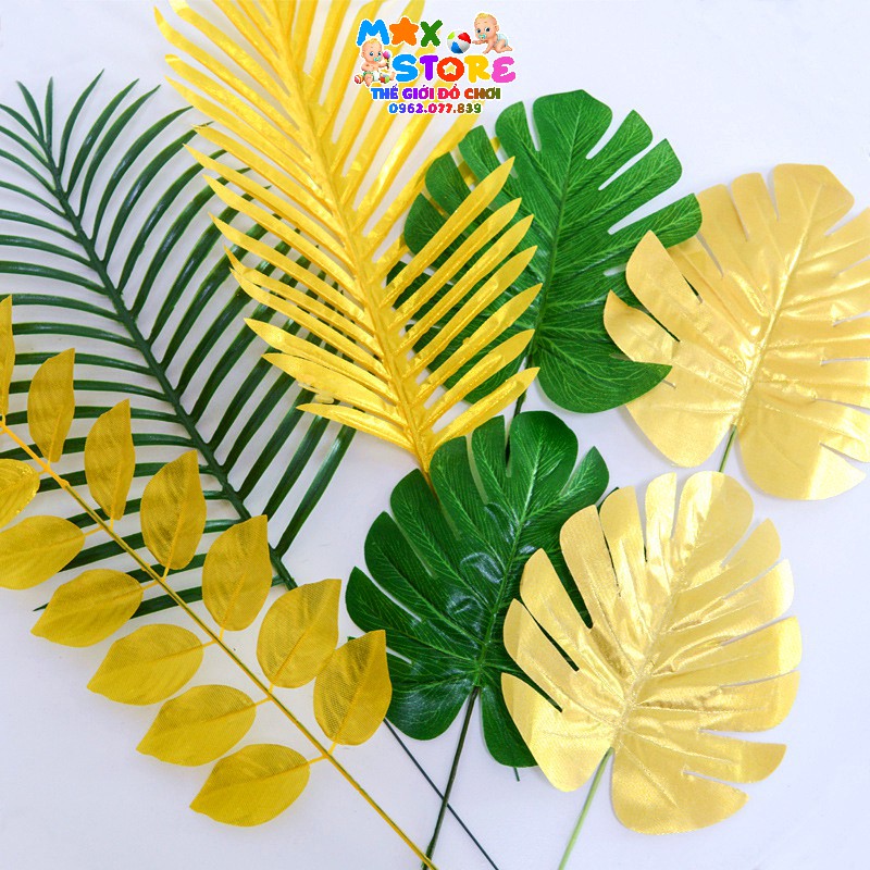 [HOT TREND 2021] COMBO 5 Lá Rùa Lá Dừa Trang Trí Sinh Nhật Phong Cách Hàn Quốc - Decor Phụ Kiện Chụp Ảnh