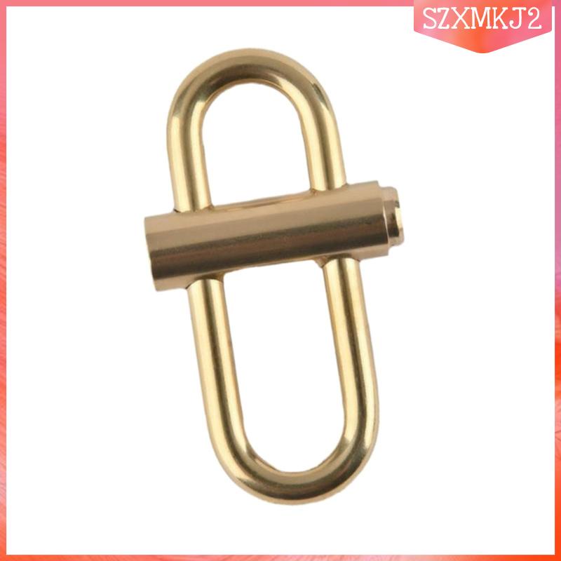 [szxmkj2] Móc Khóa Kẹp Thắt Lưng Bằng Đồng Thau Độc Đáo Chất Lượng Cao