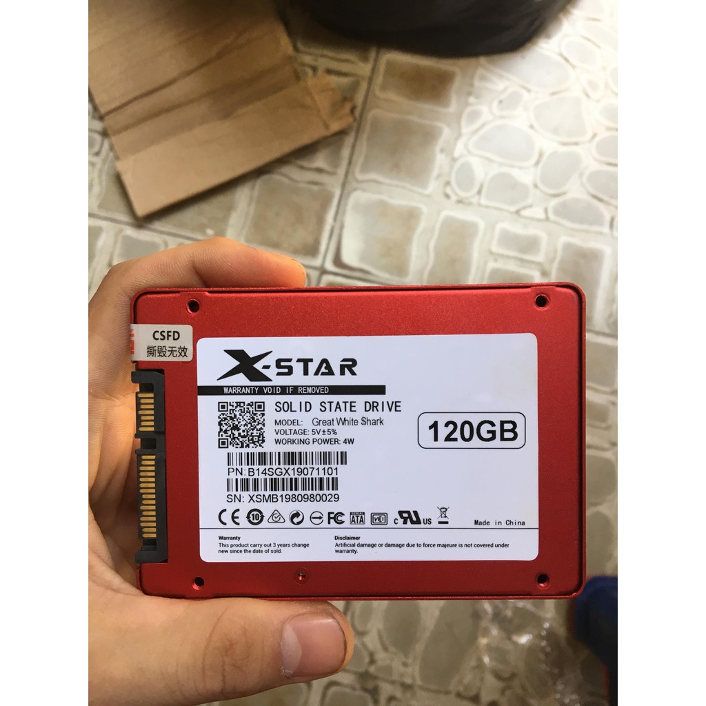 Ổ Cứng SSD Xstar 120 SATA III chính hãng - Bảo hành 36 Tháng - Lỗi 1 Đổi 1- gear.market