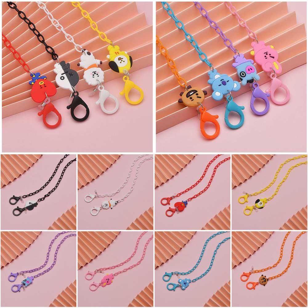 NIUYOU Dây Xích Acrylic Đeo Mắt Kính Nhiều Màu Sắc