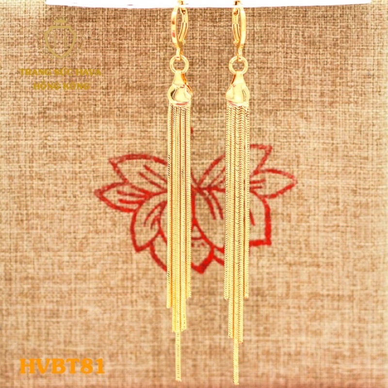 bông tai mạ vàng