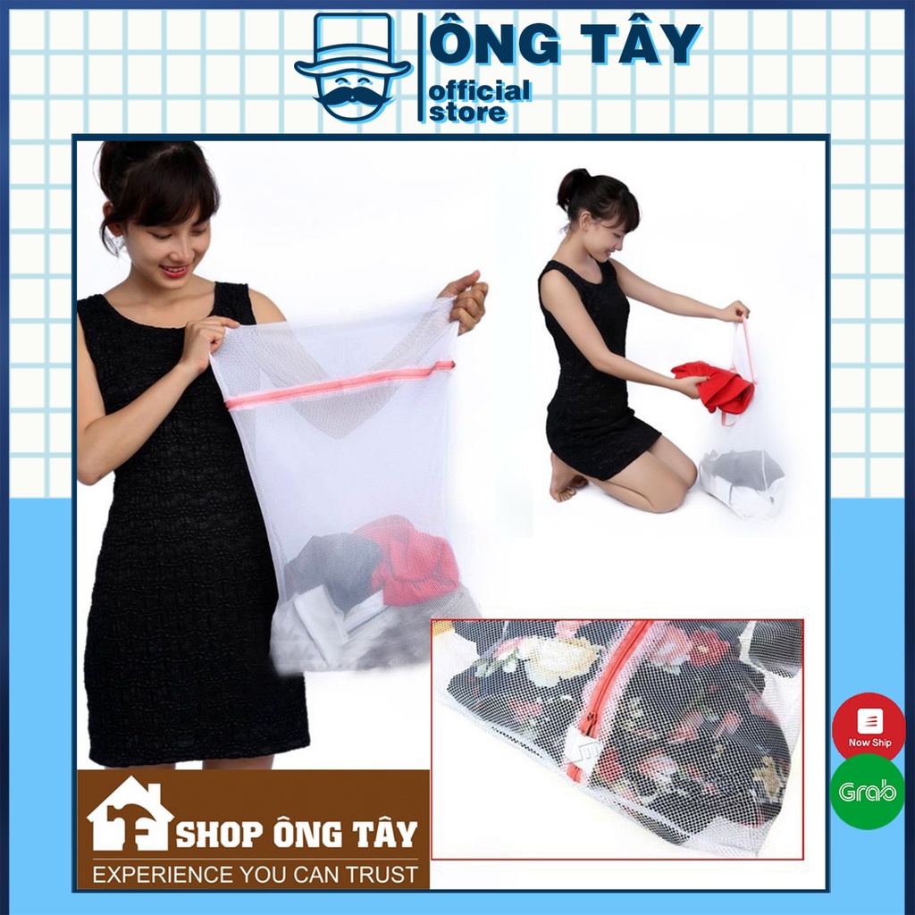 Combo 3 túi giặt cỡ lớn tiện dụng 50x60cm