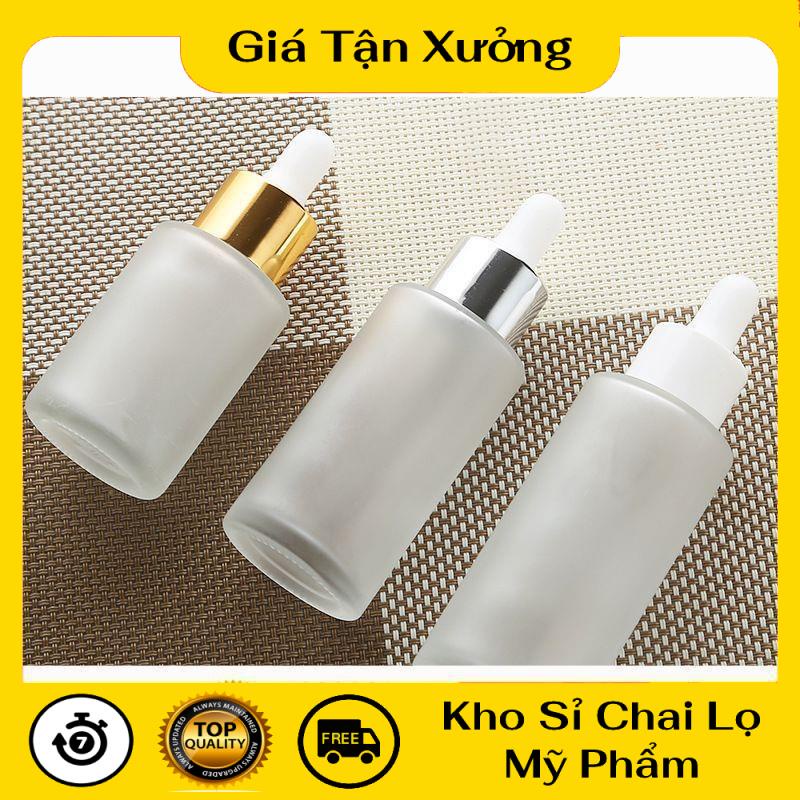 Lọ chiết tinh dầu Thủy tinh mờ Vai ngang đựng serum , phụ kiện du lịch