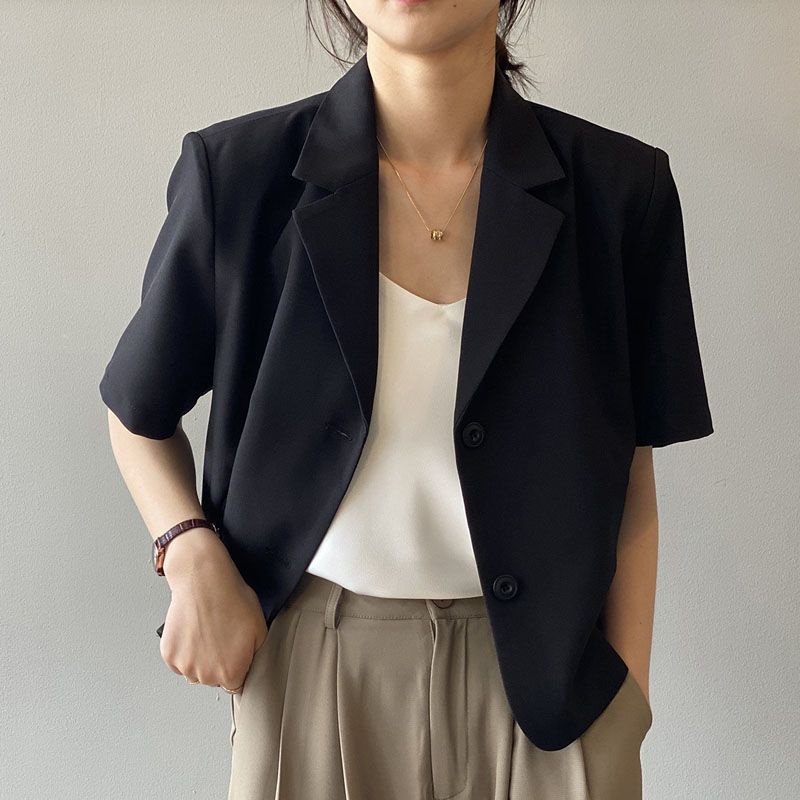 [SALE] ÁO KHOÁC CROPTOP DÁNG VEST CỰC SANG CHẢNH