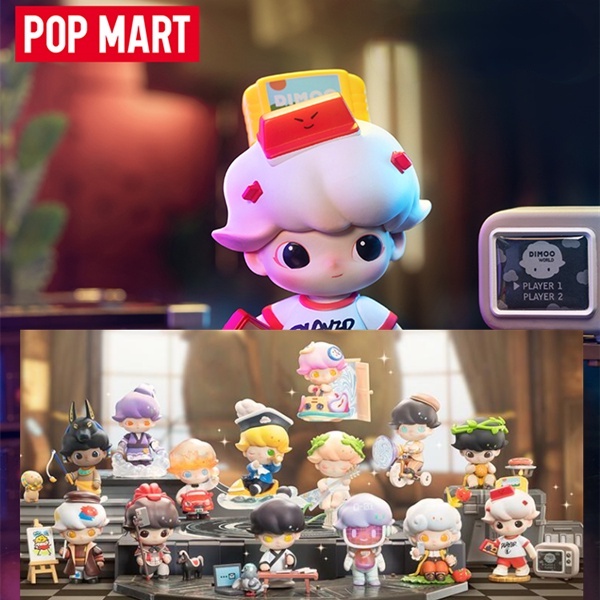 ★Hgtoys★ Búp Bê Popmart DIMOO Time Roaming Series Mystery Hộp Bí Ẩn Trang Trí Làm Quà Tặng Thời
