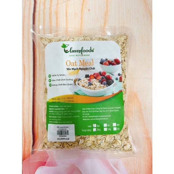 Yến Mạch Hạt 250gr-Giao Thương Hiệu Ngẫu Nhiên