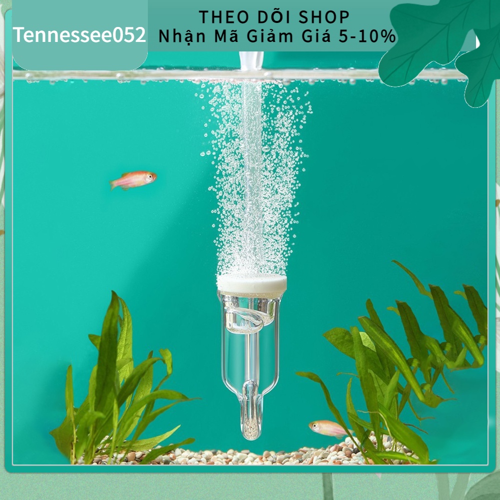 [Hàng Sẵn] Máy Bơm Oxy / Cốc sủi oxi trong suốt im lặng cho Bể cá【Tennessee052】