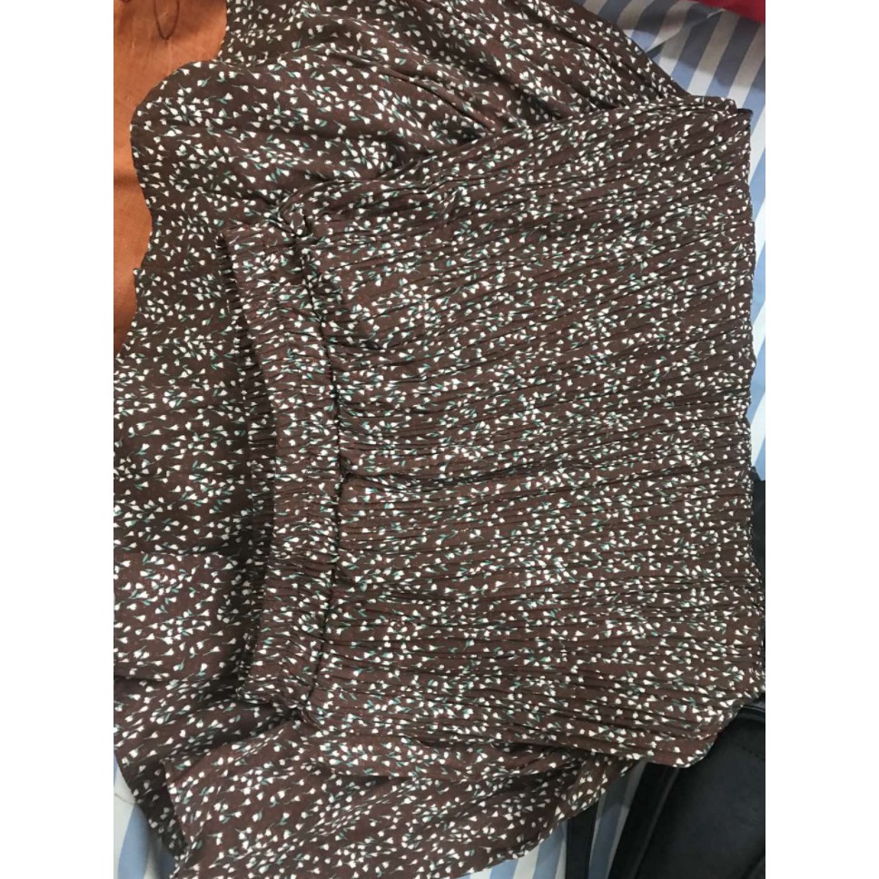 [ẢNH THẬT] Chân Váy Hoa Nhí Dài Xếp Ly Vintage Có Sẵn | BigBuy360 - bigbuy360.vn