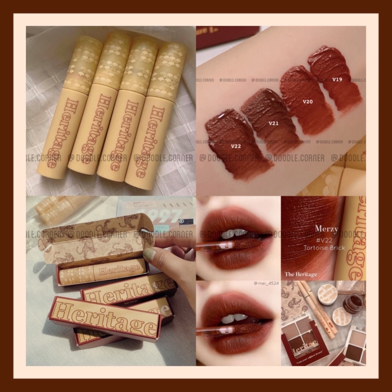 Son kem lì Merzy The Heritage Velvet Tint 2021