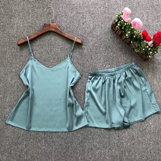 Bộ ngủ lụa hai dây) size M,L, XL, XXL