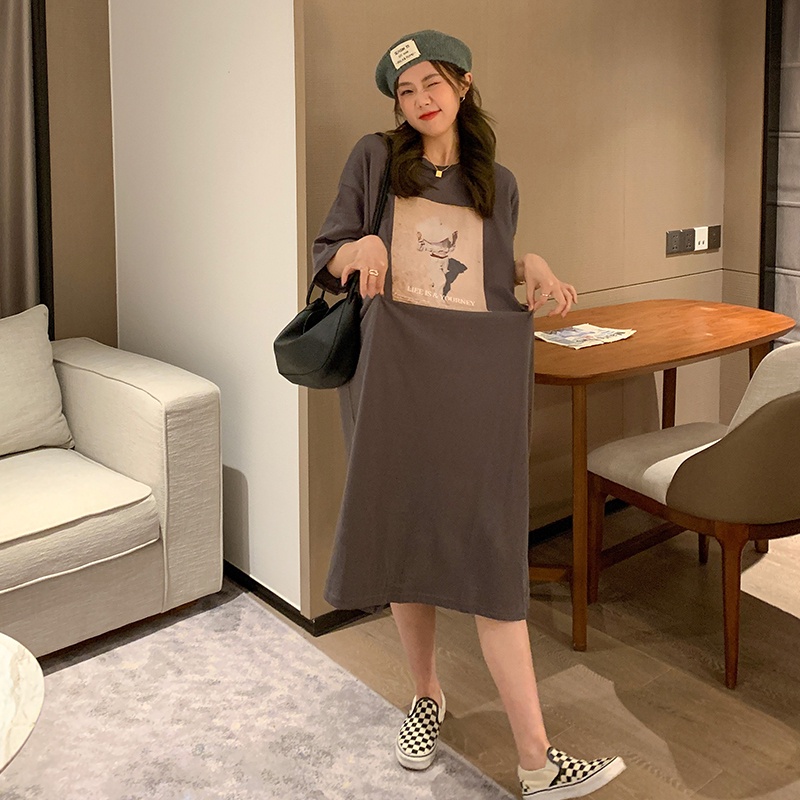 Đầm Suông Nữ Form Rộng Siêu Đẹp In Hình Như Mẫu Sang Xịn Mịn Đẹp Lung Linh  Năng Động Dễ Thương Trending TTDS0042