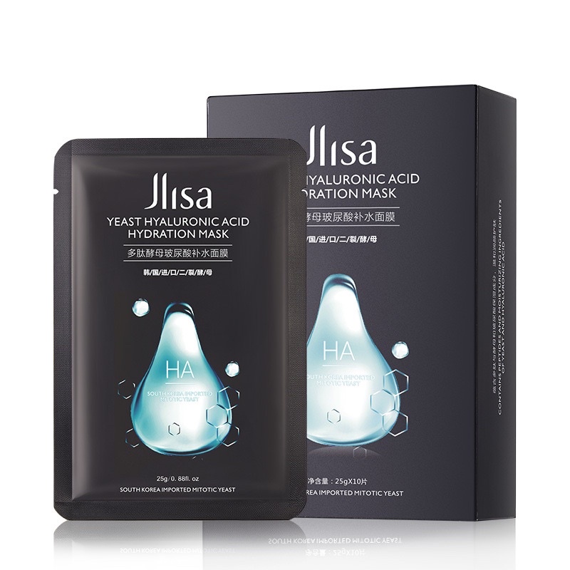 [RẺ VÔ ĐỊCH] FREESHIP Mặt nạ Jlisa HA cấp ẩm trắng sáng da chống lão hoá