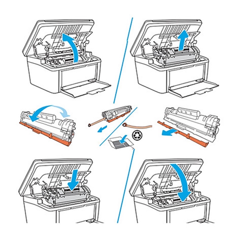 Hộp mực in dùng cho máy HP M107A, M107W, M135A, M135W, M137FNW - 107A (W1107A) tương thích giá - hàng nhập khẩu rẻ