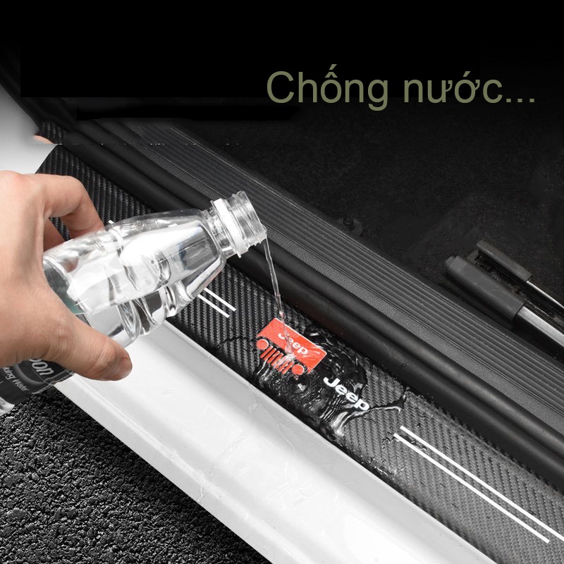 Nẹp Dán Vân Carbon Chống Trầy Xước Bậc Cửa, Bậc Cốp Sau Xe Ô tô có đủ các hãng xe