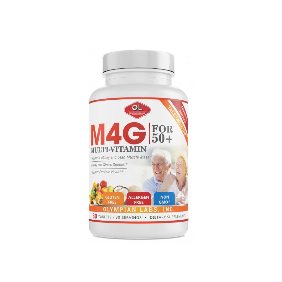 Olympian Labs M4G Multi-Vitamin For 50+ hộp 30 viên - Tăng cường sức khỏe cho người trên 50 tuổi