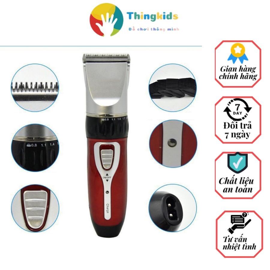 Tông đơ cắt tóc gia đình JICHEN 0817 - Thingkids