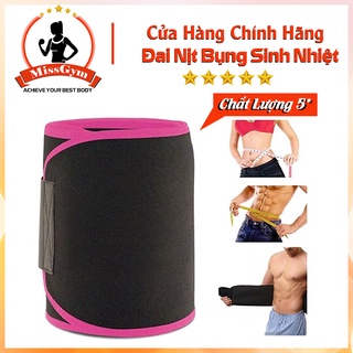 Đai Nịt Bụng Sinh Nhiệt Cực Nhanh MissGym, Siêu Đàn Hồi, Đánh Tan Mỡ Bụng