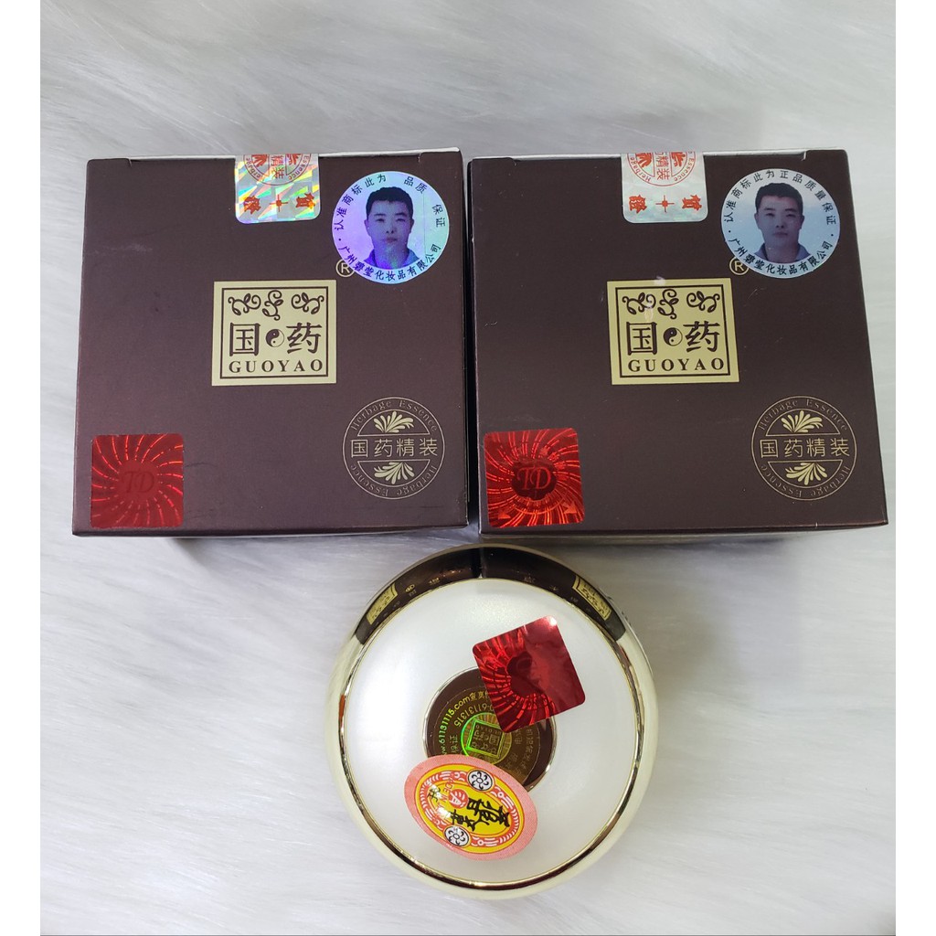 Combo 2 Hộp Kem sâm Guoyao chống lại 9 dấu hiệu lão hóa TEM ĐỎ