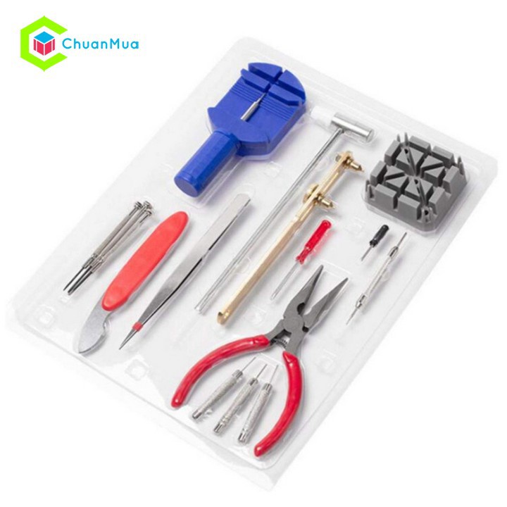 Bộ Dụng Cụ Sửa Chữa Đồng Hồ 16 Món Chuyên Dụng