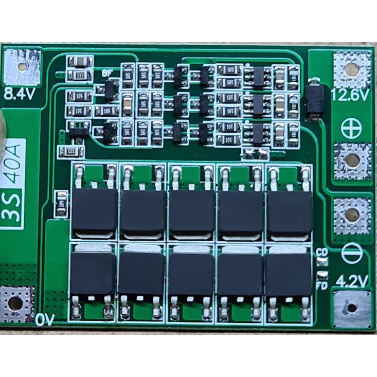 Mạch pin 3s 12V sạc xả cân bằng 40-60A bảo vệ pin lithium-ion, dùng cho pin 18650,21700 và các loại pin lithium khác