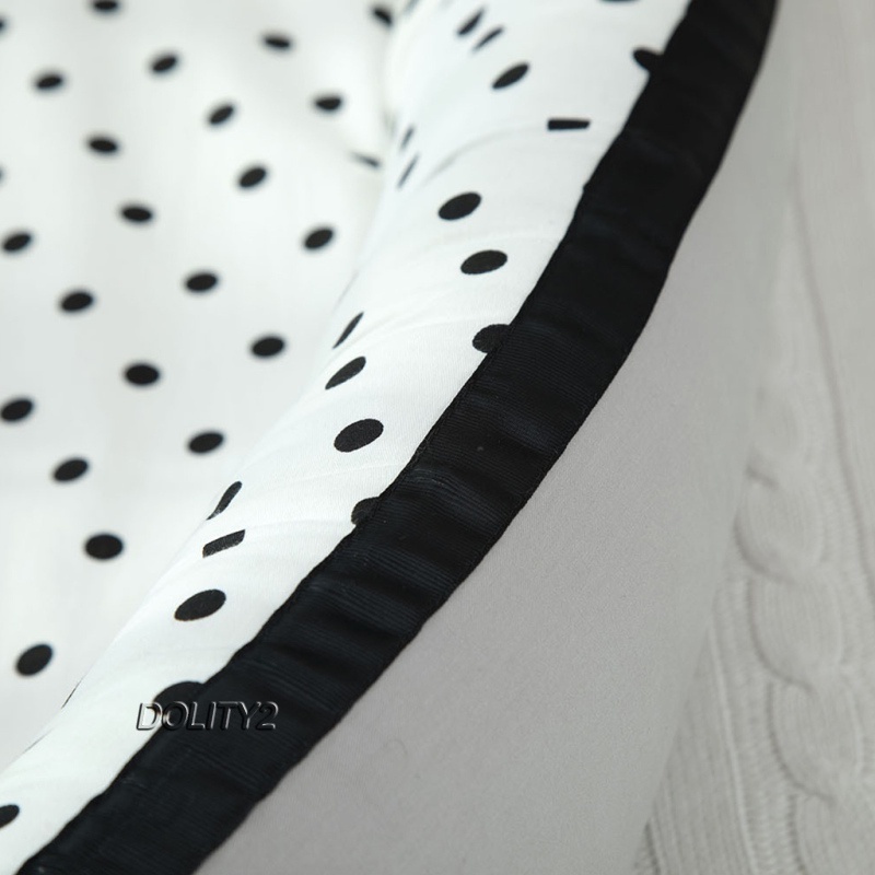 Giường Ngủ Cotton Hình Đám Mây Xám Cho Bé [Dolity2] Gấp Gọn Được Dùng Khi Đi Du Lịch