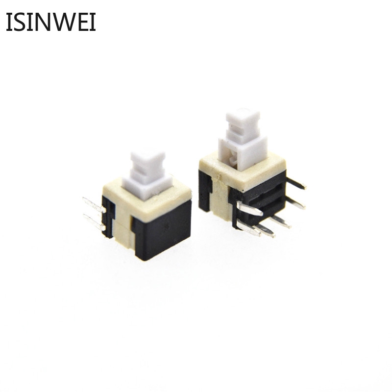 Set 10 phích cắm bên 5.8 * 5.8 đặt ngang 6 pin dạng công tắc tự khóa