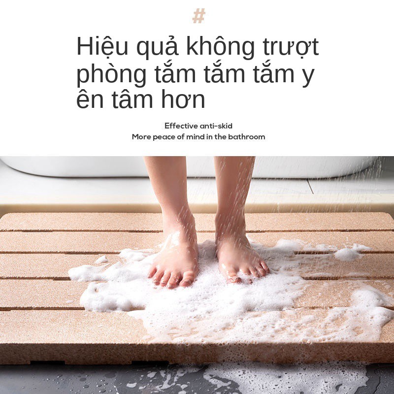 Thảm chống trượt phòng tắm, trải sàn bồn tắm rơi, thấm nước Mat Gia đình Toilet Tấm lót nhà vệ sinh