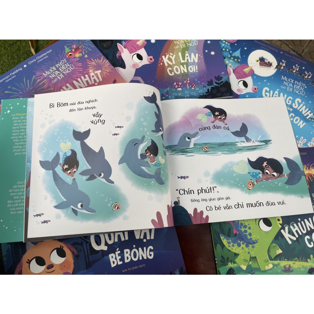Sách – MƯỜI PHÚT NỮA ĐẾN GIỜ ĐI NGỦ – Rhiannon Fielding - Combo 6 tập - In Màu - Bình Book