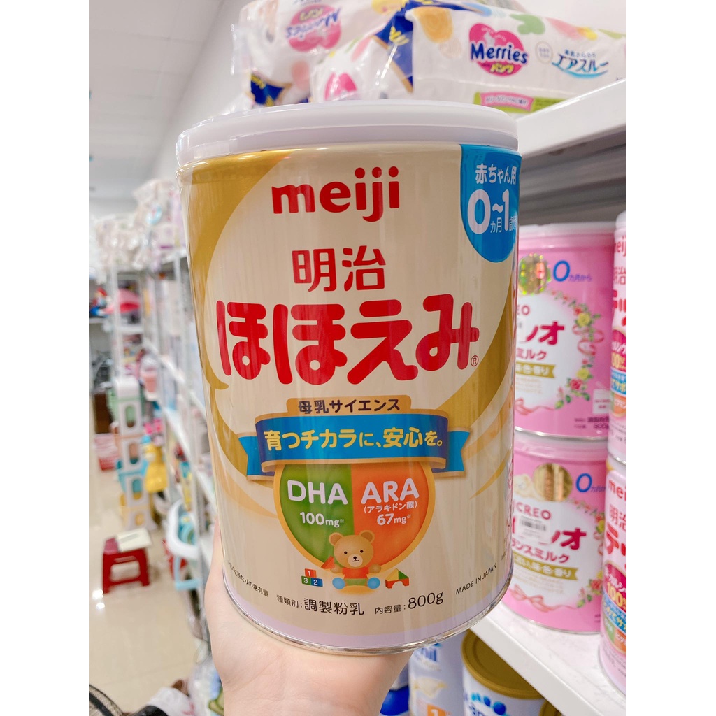 Sữa Bột Meiji nhập khẩu số 0 800g date 12/2024