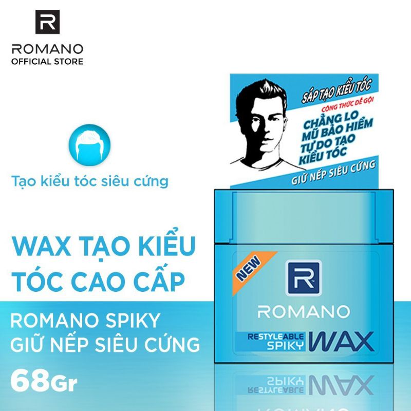 Wax Tạo Kiểu Tóc Romano 68g