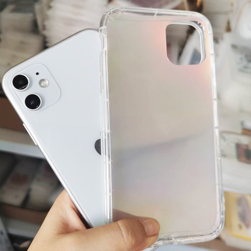 AoxingỐp Điện Thoại Kiểu Thẻ Laser Cho IPhone 6 6S PLUS 7 / 8 SE 2020 7P / 8Plus X XS XR 11 12 Mini 13 Pro Max