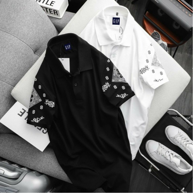 ( Big size đến 110kg) áo thun có cổ nam HỌA TIẾT | BigBuy360 - bigbuy360.vn