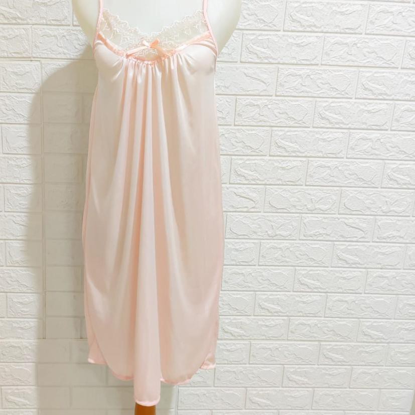 ❇ Đầm Ngủ Kimono Phối Ren Màu Vàng Kem ♪ | BigBuy360 - bigbuy360.vn