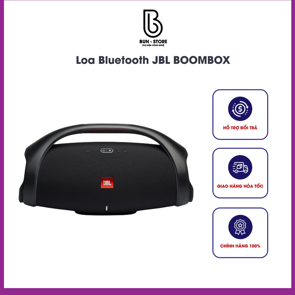 Loa Bluetooth JBL Boombox Công Suất Lớn 1000W Chống Nước Đạt Chuẩn IPX7 Giắc Cắm Tai Nghe Có MicroTương Thích.