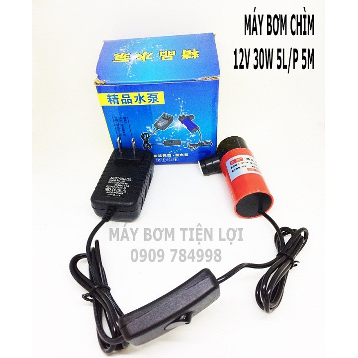 [XẢ KHO][NHẬP MÃ GIẢM NGAY 5%]Máy bơm chìm 12V30W5M - hỗ trợ kỹ thuật trọn đời | BigBuy360 - bigbuy360.vn