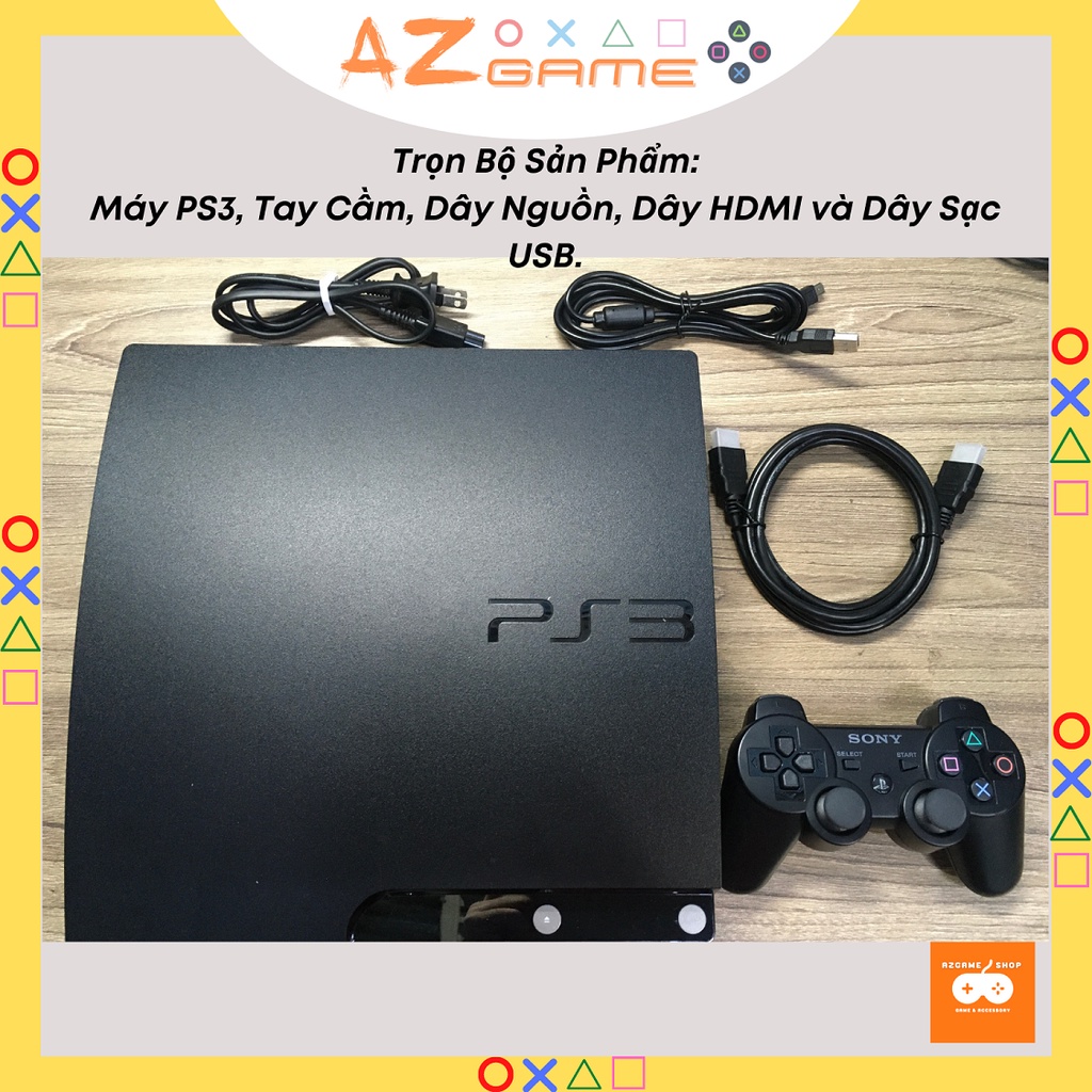 Máy Ps3 Slim Cop Game Full Ổ Cứng 500GB List Game Hơn 3000