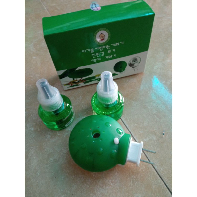 đèn tinh dầu đuổi muỗi combo 1đèn +2lọ tinh dầu