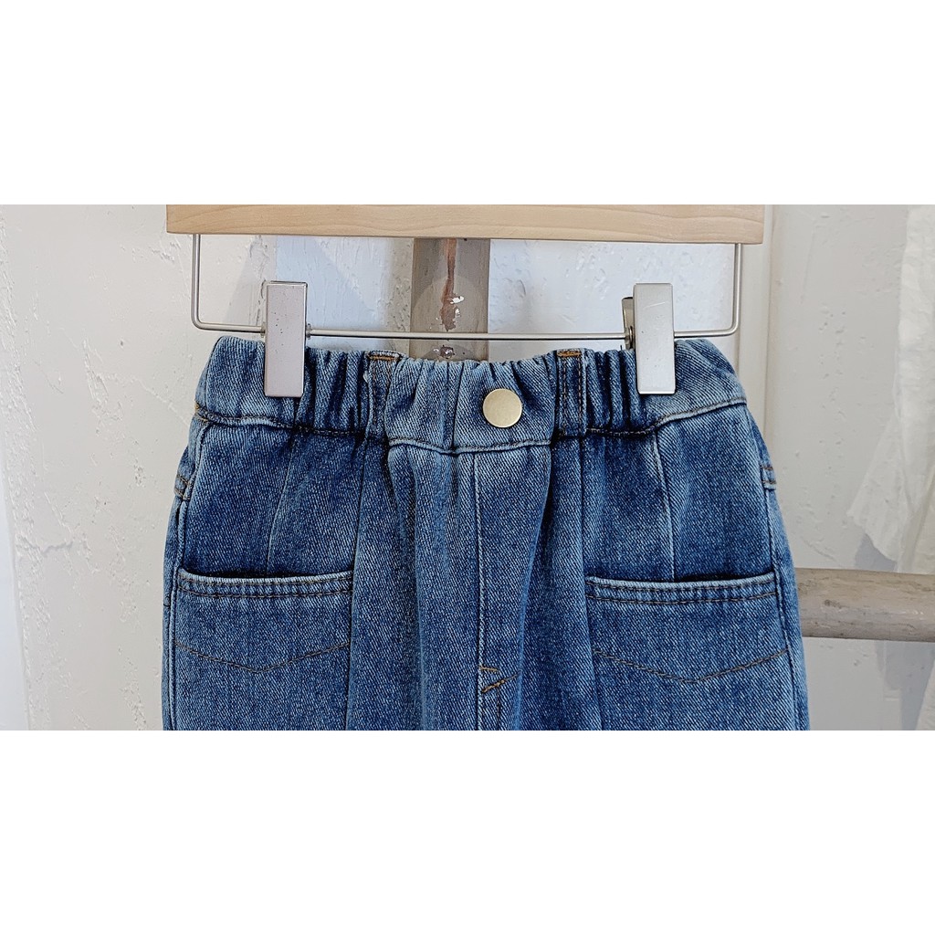 Quần Jeans Giữ Ấm Thời Trang Cho Bé