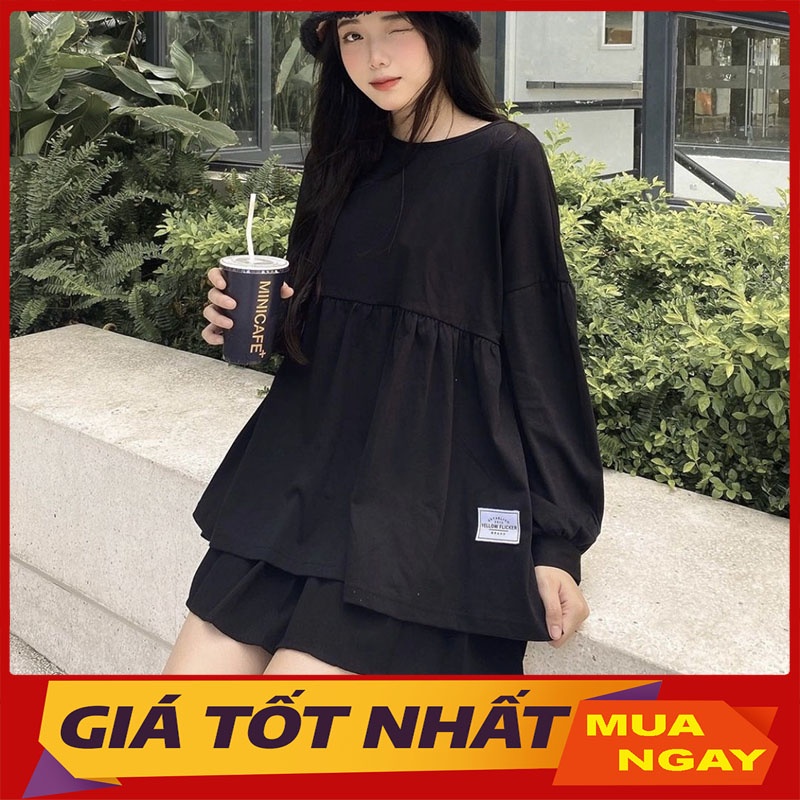 Áo Babydoll Logo Chữ Hàng Quảng Châu M5501