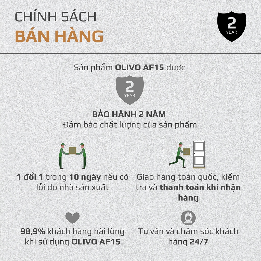Nồi Chiên Không Dầu OLIVO AF15 – 16 Chức Năng – Dung Tích 15L – Công Suất 2000W – Livo Making Life Easier