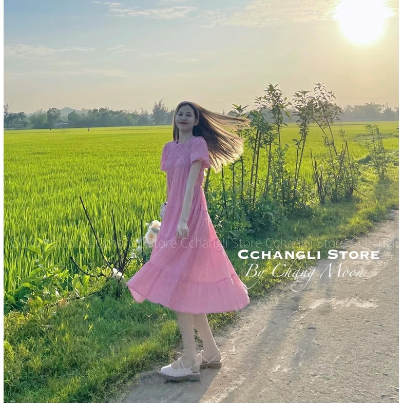 Đầm BABYDOLL xốp tay bồng