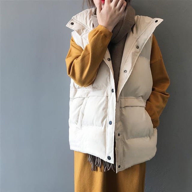 Áo gile phao 2 màu hàng Qc loại 1